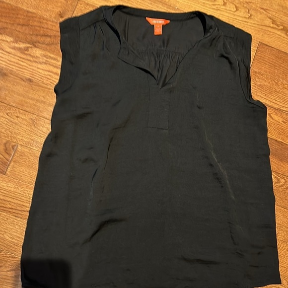 Joe fresh silky soft sleeveless blouse Sz L - Picture 4 of 11
